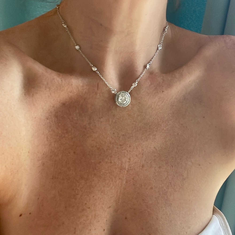 Cubic Zirconia Cocktail Necklace